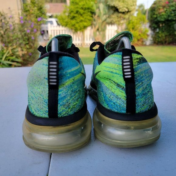 Nike Mens Flyknit Airmax 620469-009 Green Tranquil main image 4
